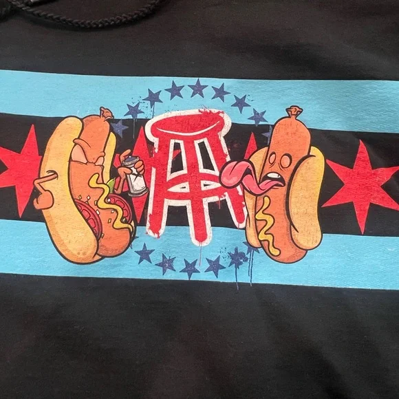 Barstool Sports - Champion Black Hoodie (Large) - Picture 4 of 4